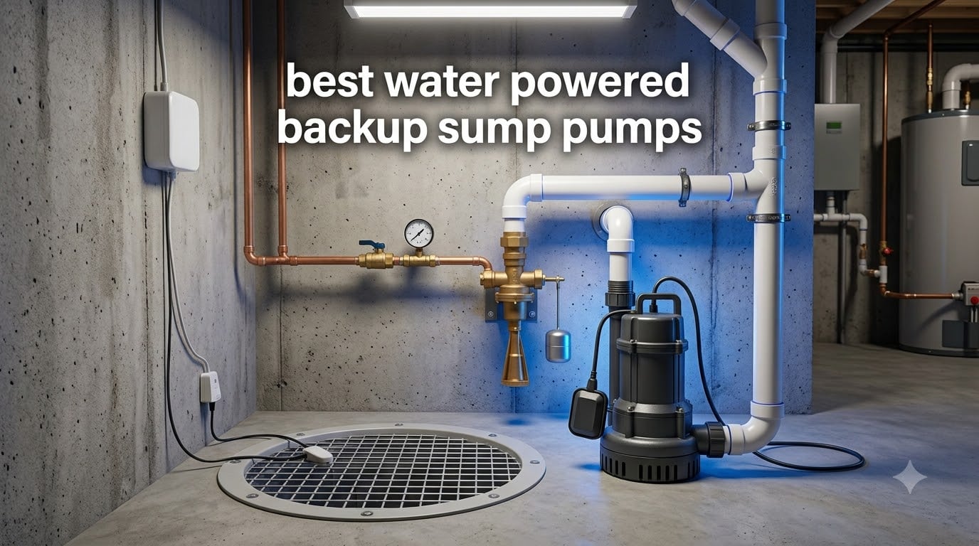 best water powered backup sump pumps