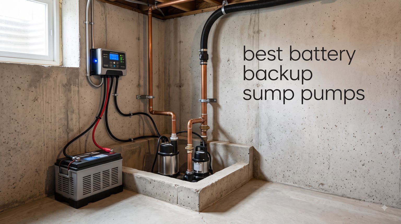 best battery backup sump pumps