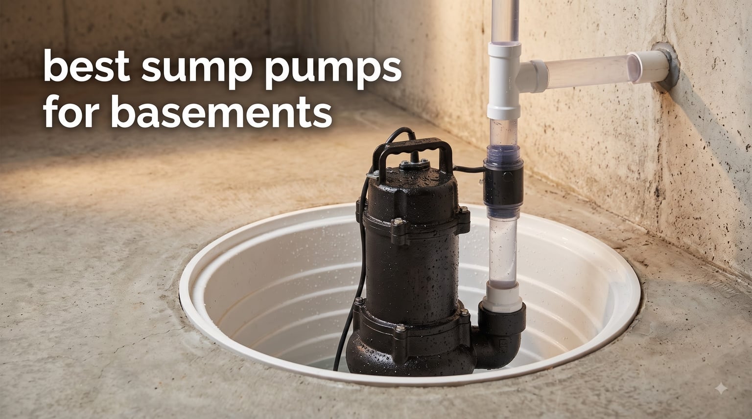 best sump pumps for basements