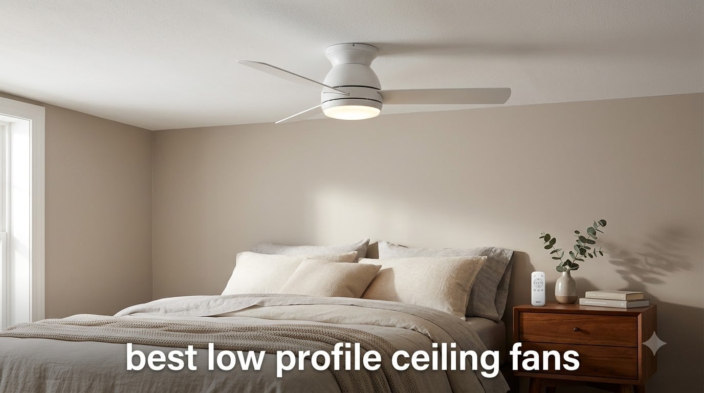 best low profile ceiling fans