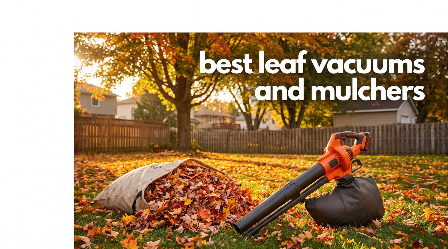 best leaf vacuums and mulchers