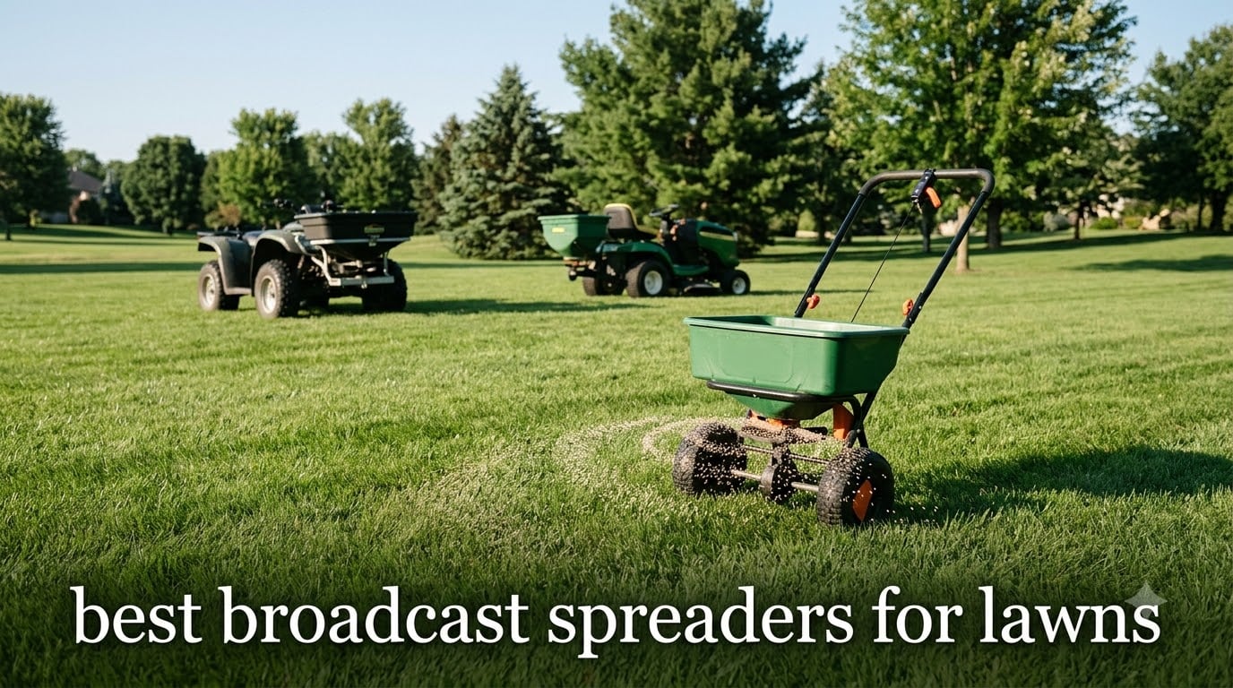 best broadcast spreaders for lawns