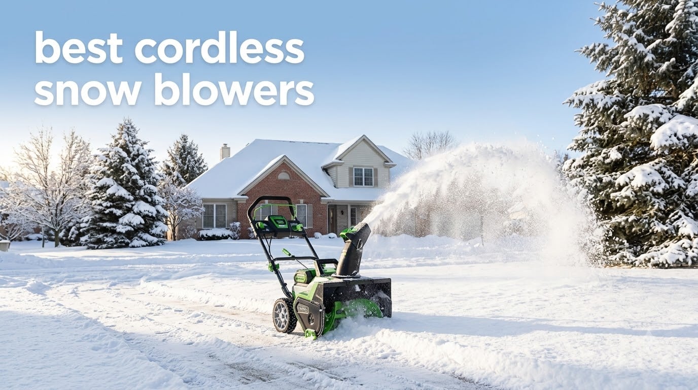 best cordless snow blowers