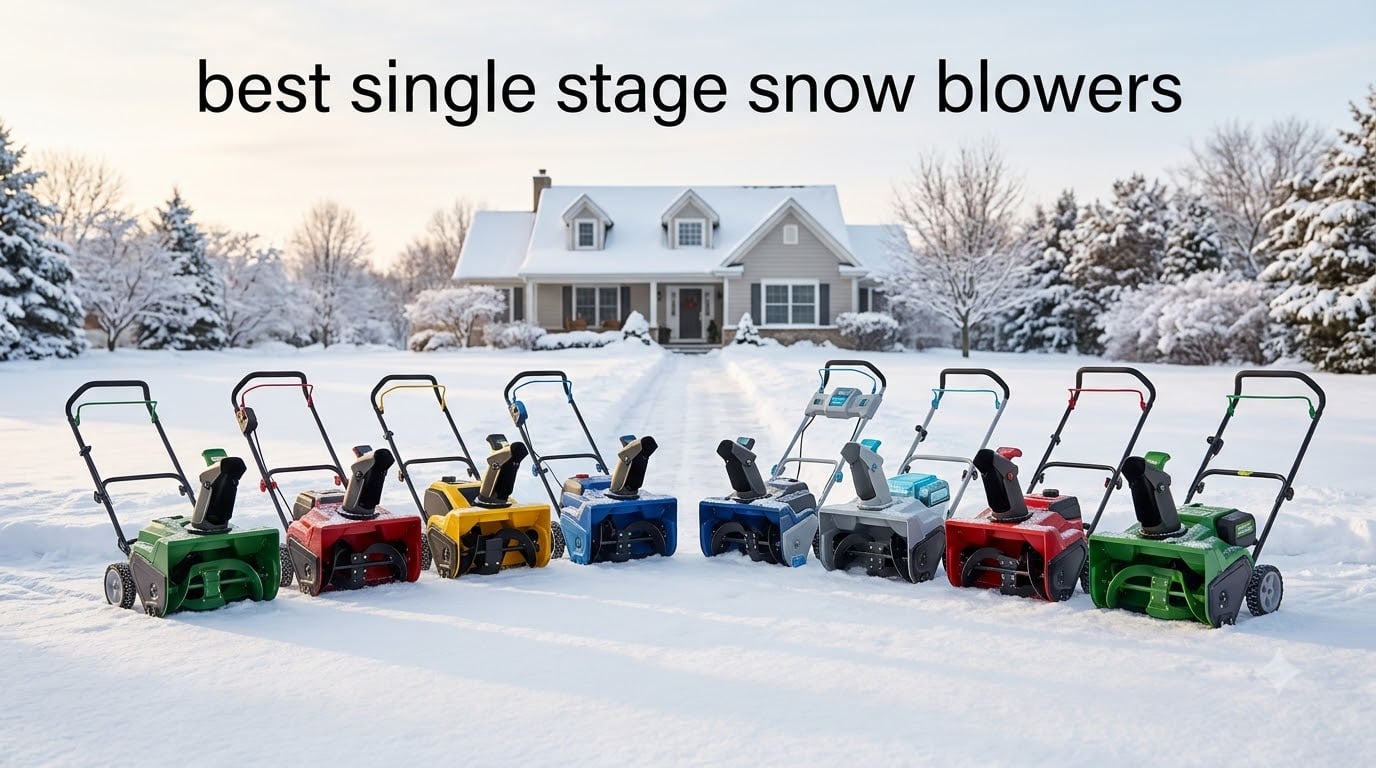 best single stage snow blowers