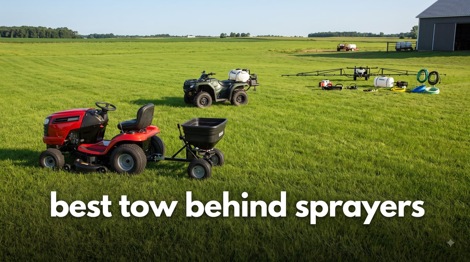 best tow behind sprayers