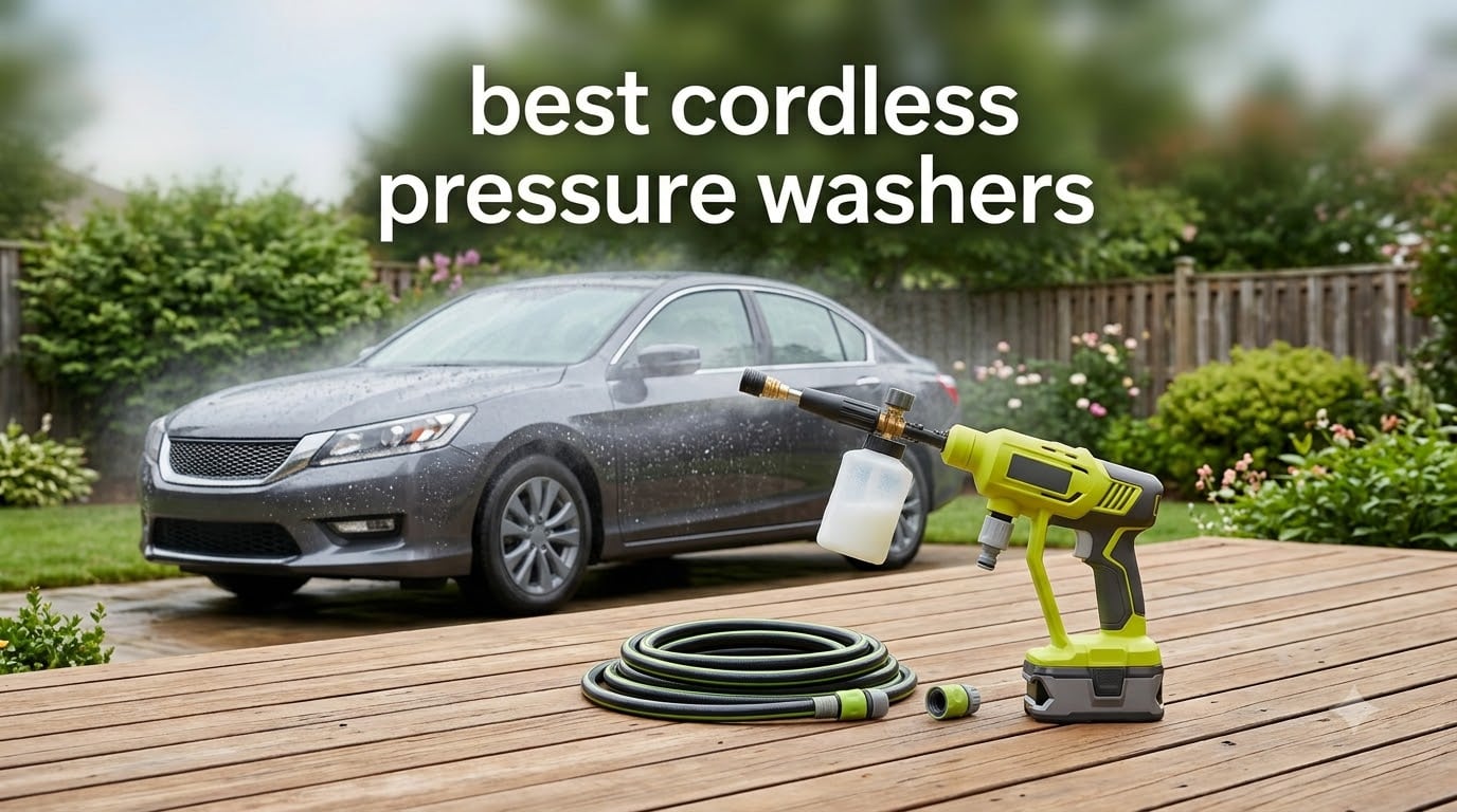 best cordless pressure washers