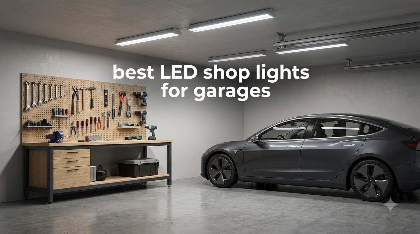 best LED shop lights for garages