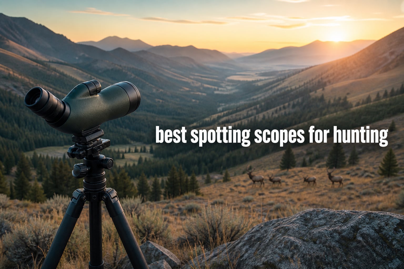 best spotting scopes for hunting