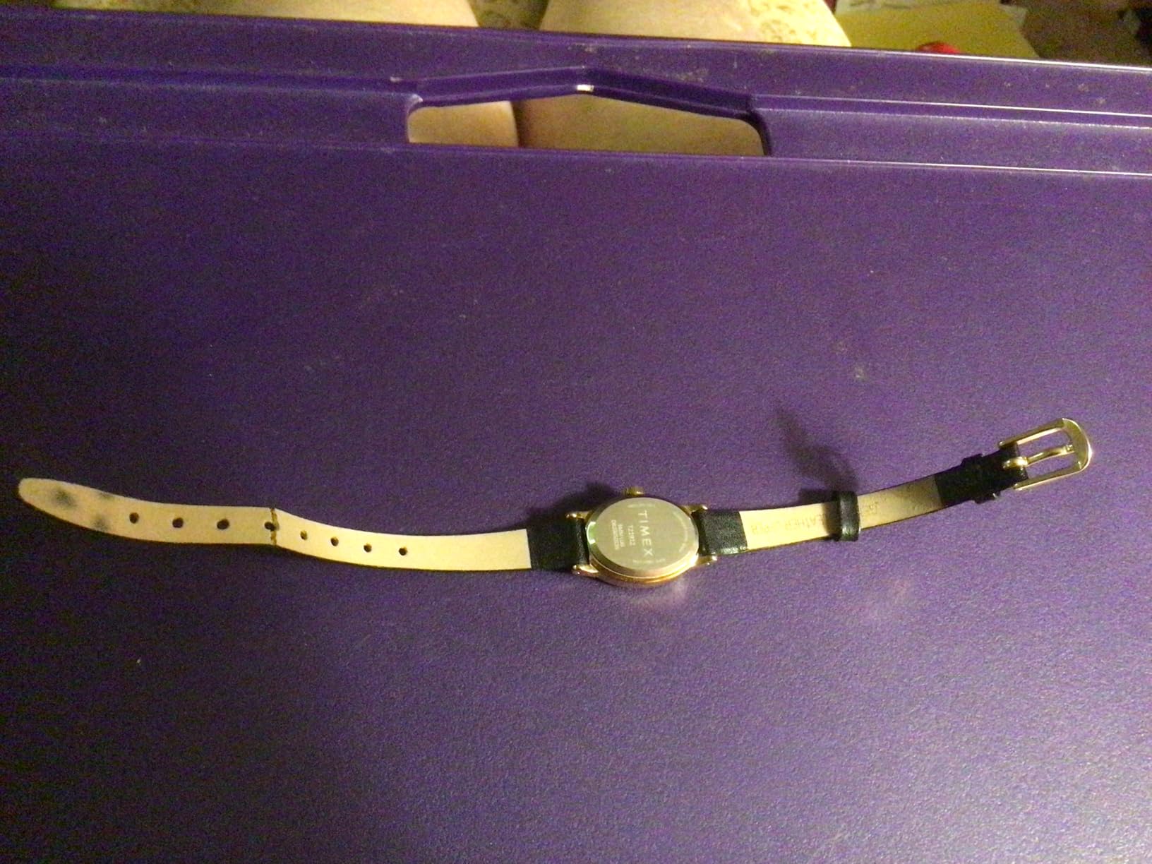 Timex Women's Cavatina Watch - TPearl Dial Gold-Tone Case customer photo 2