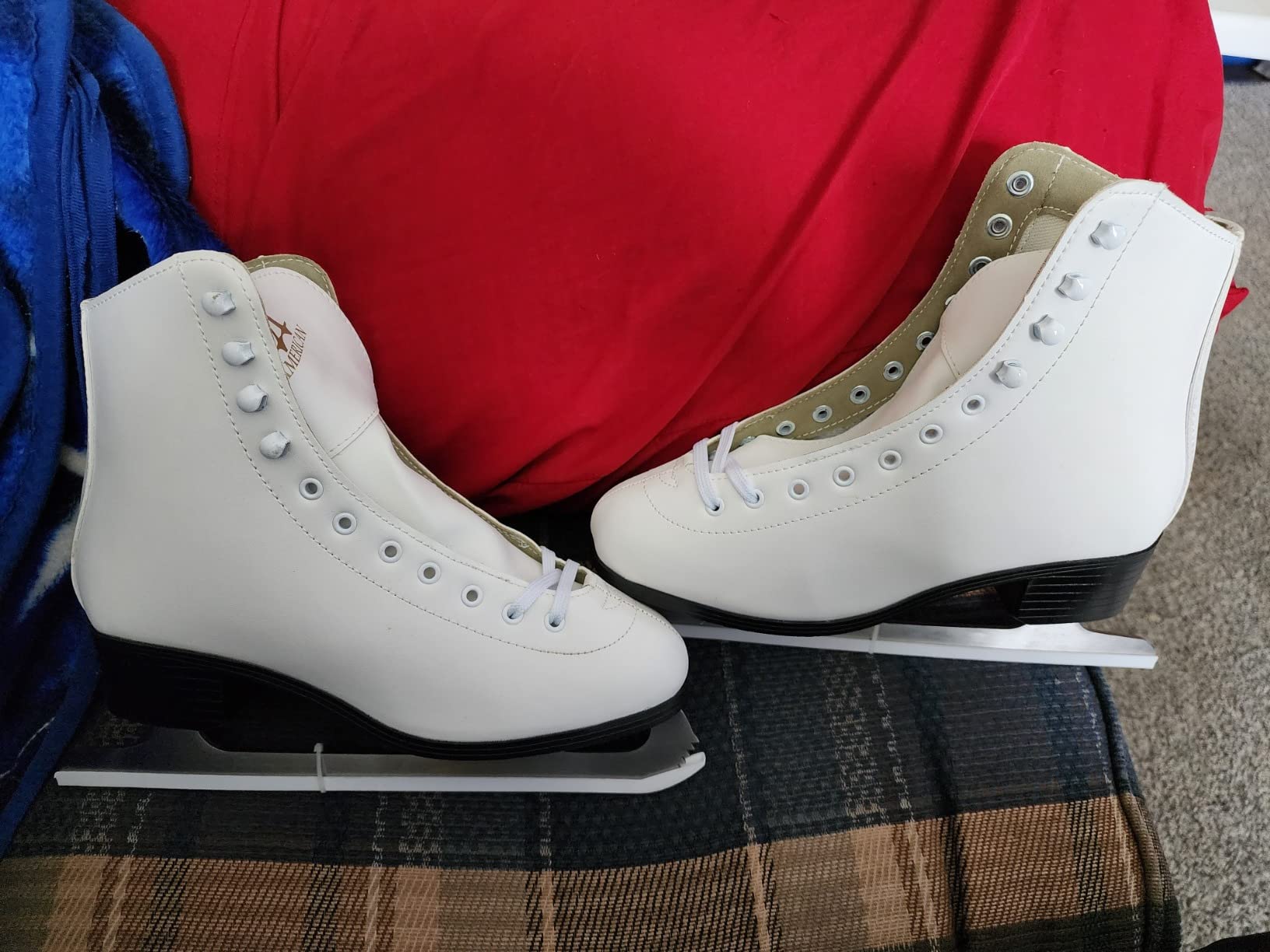 American Athletic Tricot Lined Ice Skates for Women - Recreational Figure Skates with Ankle Support, Padded Lining, Stainless Steel Blades - Suitable for Indoor & Outdoor Ice Skating customer photo 2