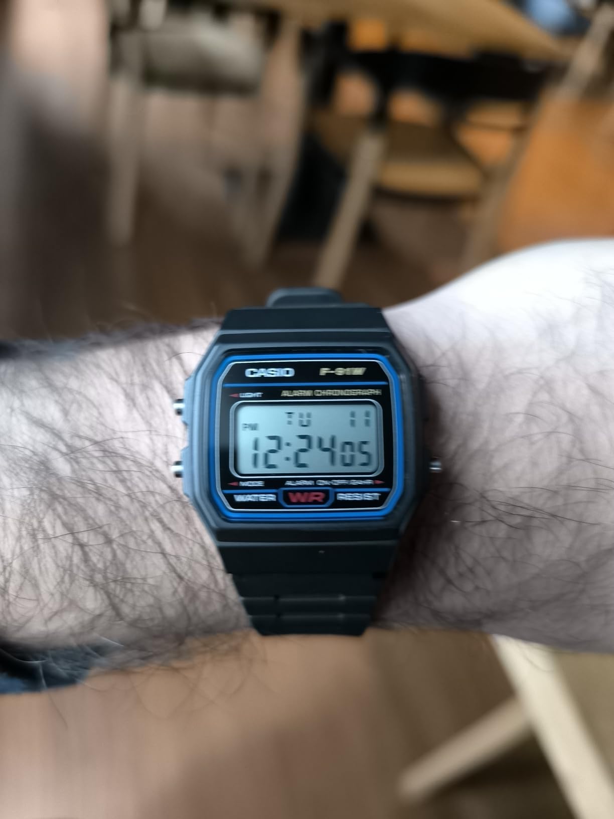 Casio F91W Series | Digital Watch | Water Resistant | LED Light | 1/100 SEC Stopwatch | Regular Time Keeping (HR, Min, SEC, PM, Date, Day) | Daily Alarm | Lightweight | 7 Year Battery customer photo 2