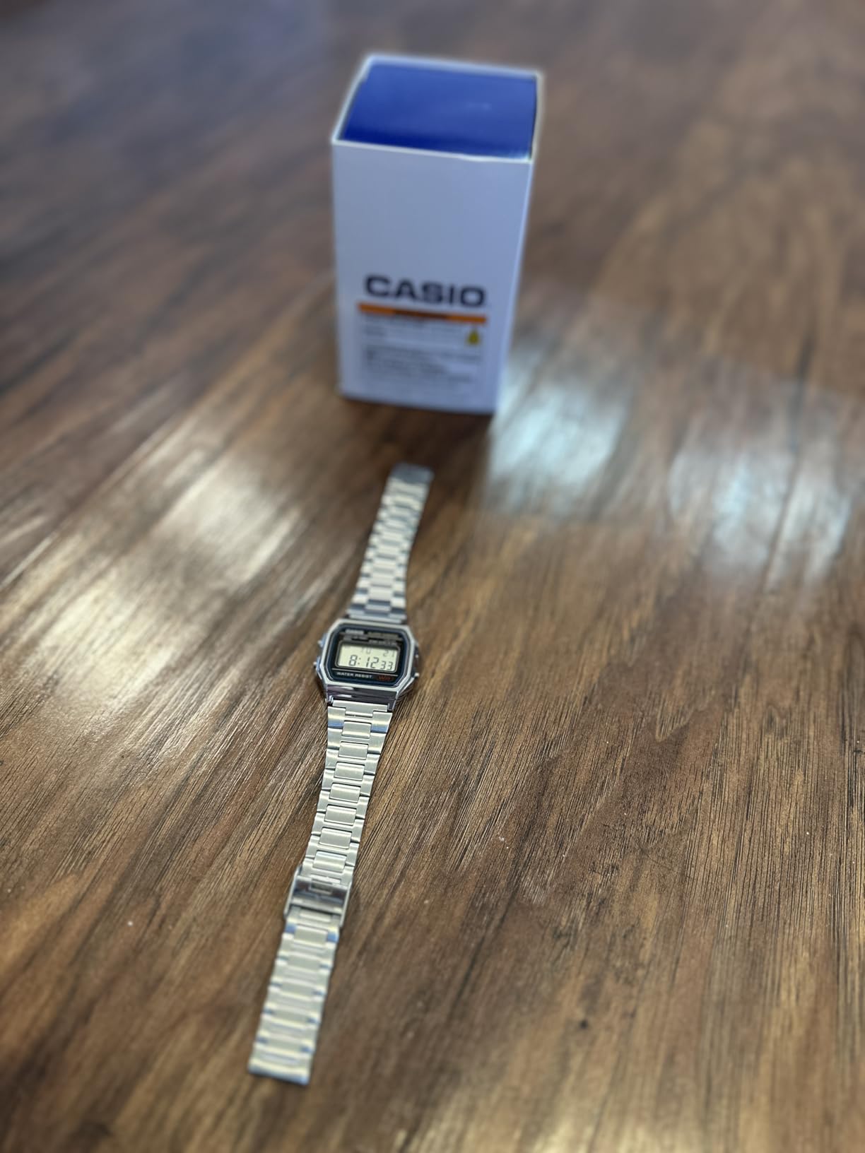 Casio A158WA Series | Unisex Digital Watch | Vintage | WR | 100 SEC Stop Watch | Daily Alarm | Regular Time Keeping: Hour, Minute, Second, PM, Date, Day | Led Light | 7 Yr Battery customer photo 1