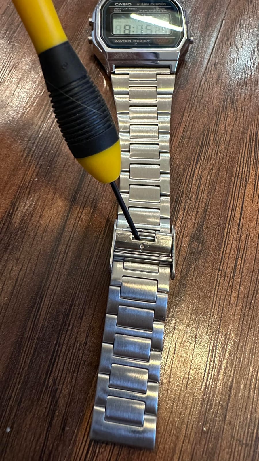 Casio A158WA Series | Unisex Digital Watch | Vintage | WR | 100 SEC Stop Watch | Daily Alarm | Regular Time Keeping: Hour, Minute, Second, PM, Date, Day | Led Light | 7 Yr Battery customer photo 2