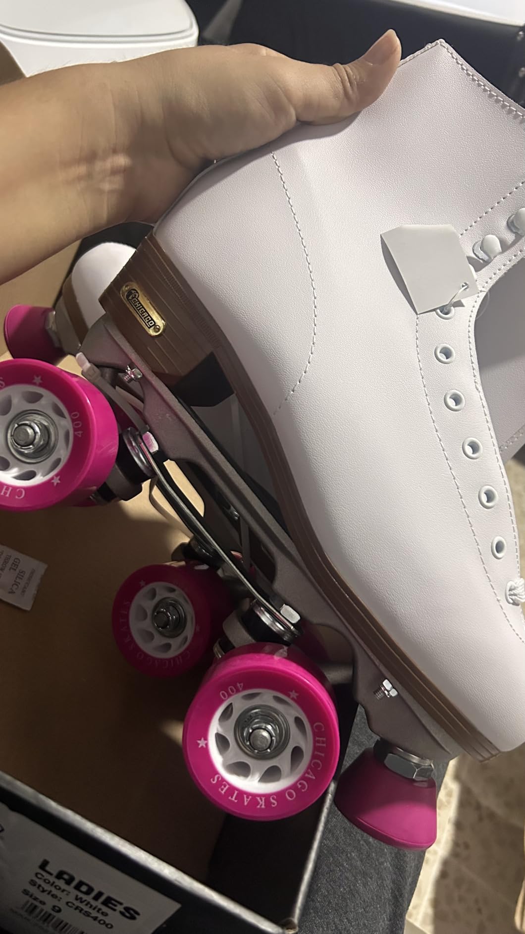 Chicago Skates Classic Quad Roller Skates for Women & Men – Durable & Top Performance, Adjustable High-Top Boots for Safe Indoor/Outdoor Roller Derby–60mm PU Wheels & Semi-Precision Bearings customer photo 2