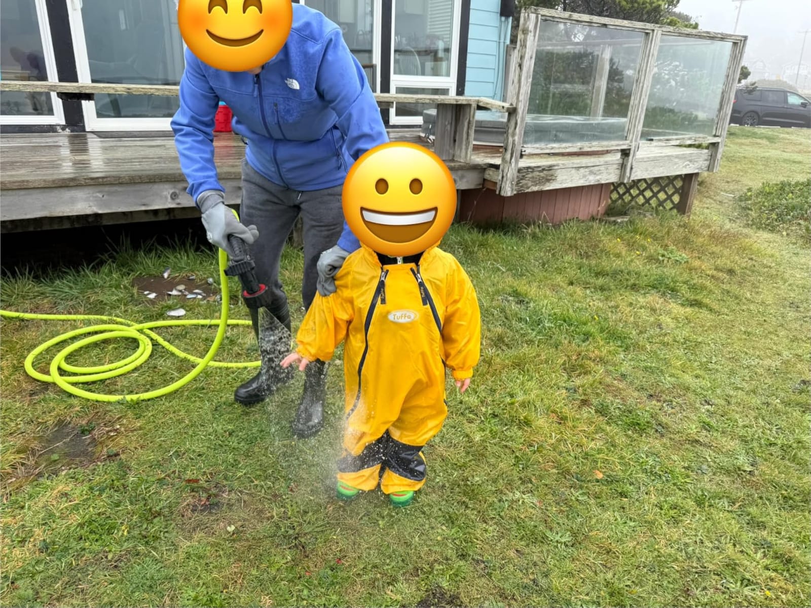 Tuffo Muddy Buddy Kids Waterproof Rain Suit One-Piece Coverall, Dual Zippers, Sealed Seams, Reinforced Knees – Boys & Girls customer photo 2