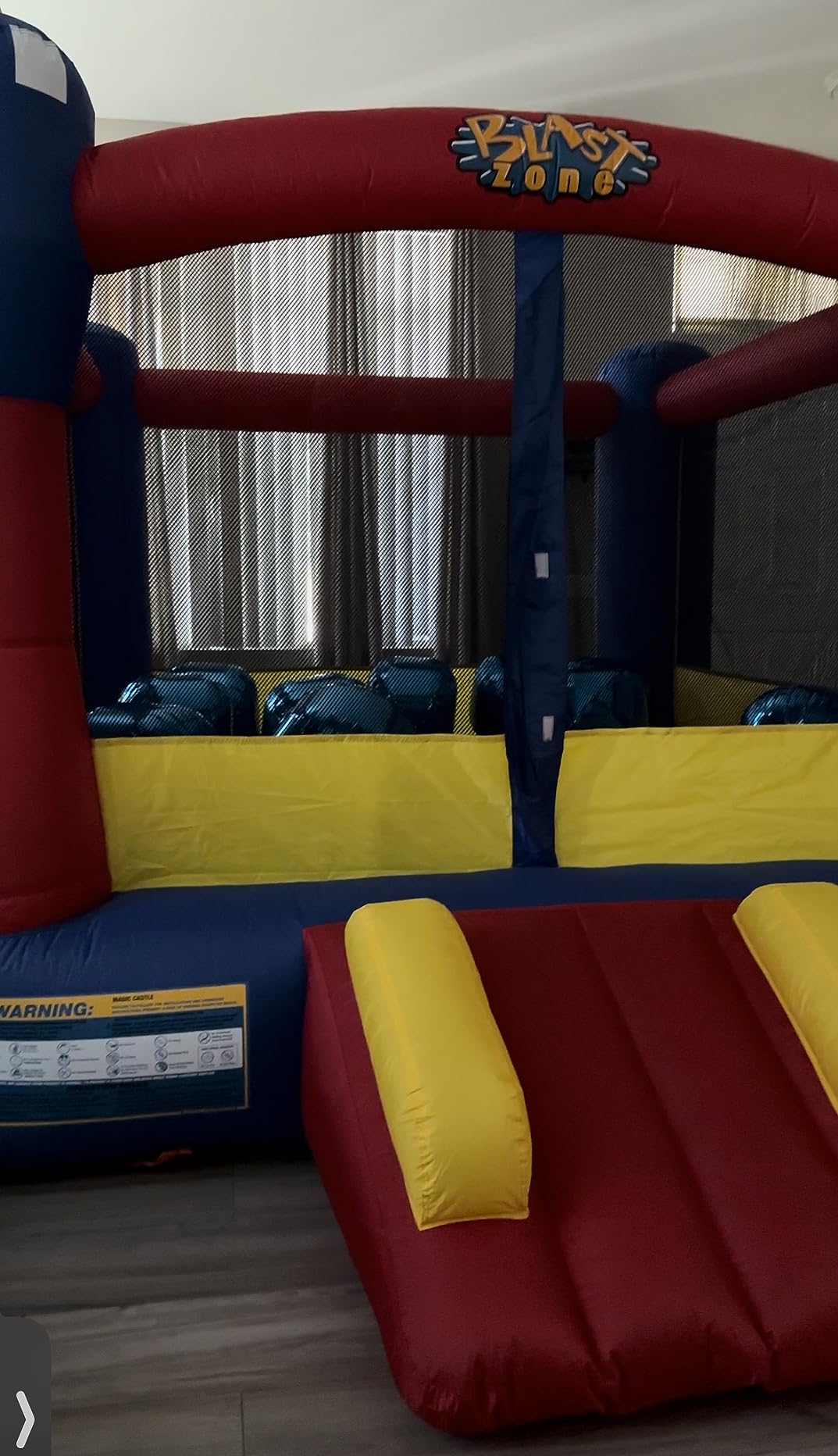 Blast Zone Magic Castle - Inflatable Bounce House with Blower - Premium Quality - Indoor/Outdoor - Portable - Sets Up in Seconds customer photo 1