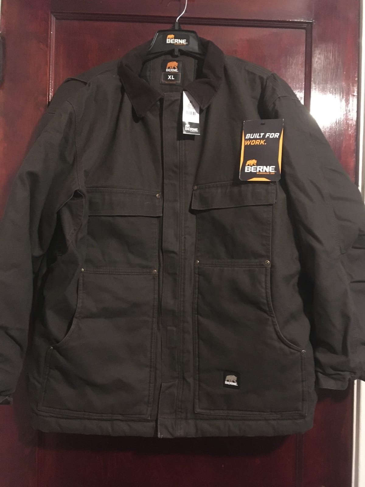 Berne Men's Heartland Washed Chore Coat customer photo 2