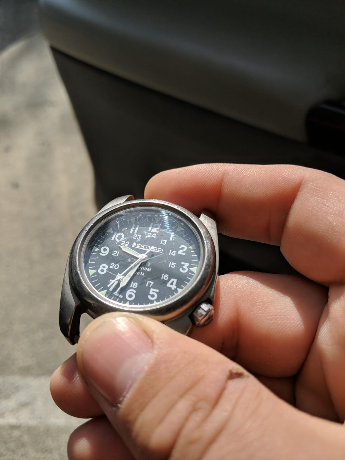 BERTUCCI A-2T Vintage Watch | Green Dial | Swiss Super Luminous Technology | Blending Vintage U.S Military and Titanium Innovation | Built for Performance | 12030 customer photo 2