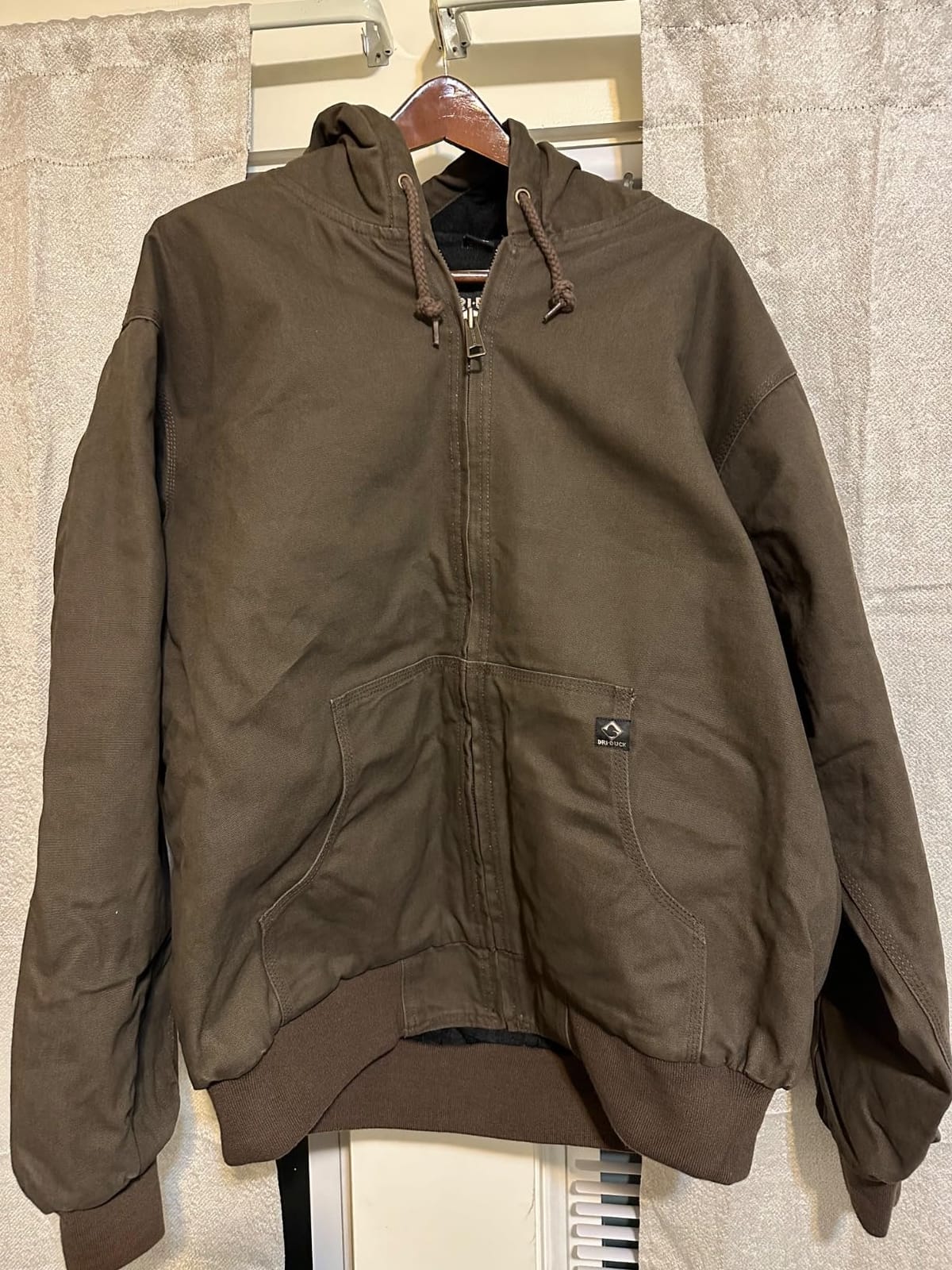 DRI DUCK Cheyenne Men's Cotton Canvas Hooded Work Jacket, 5020 customer photo 2