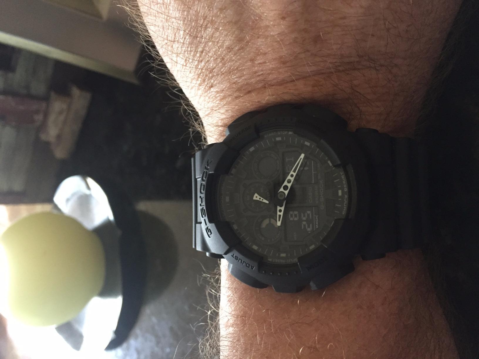Casio G-Shock GA100-1A1 | Men's Tough Analog-Digital Watch | 200M Water Resistant | Shock & Magnetic Resistant | Sporty & Rugged Design customer photo 2