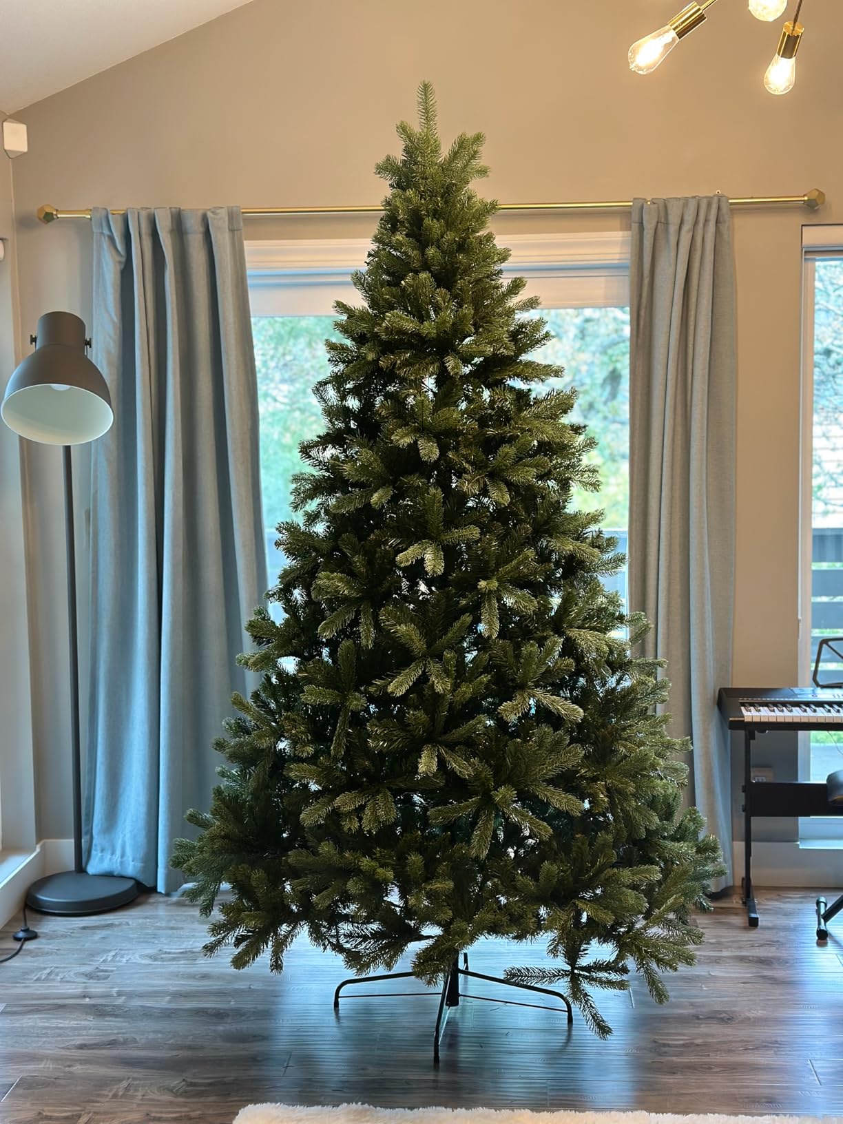 National Tree Company 7.5ft Unlit Downswept Douglas Fir Christmas Tree customer photo 2