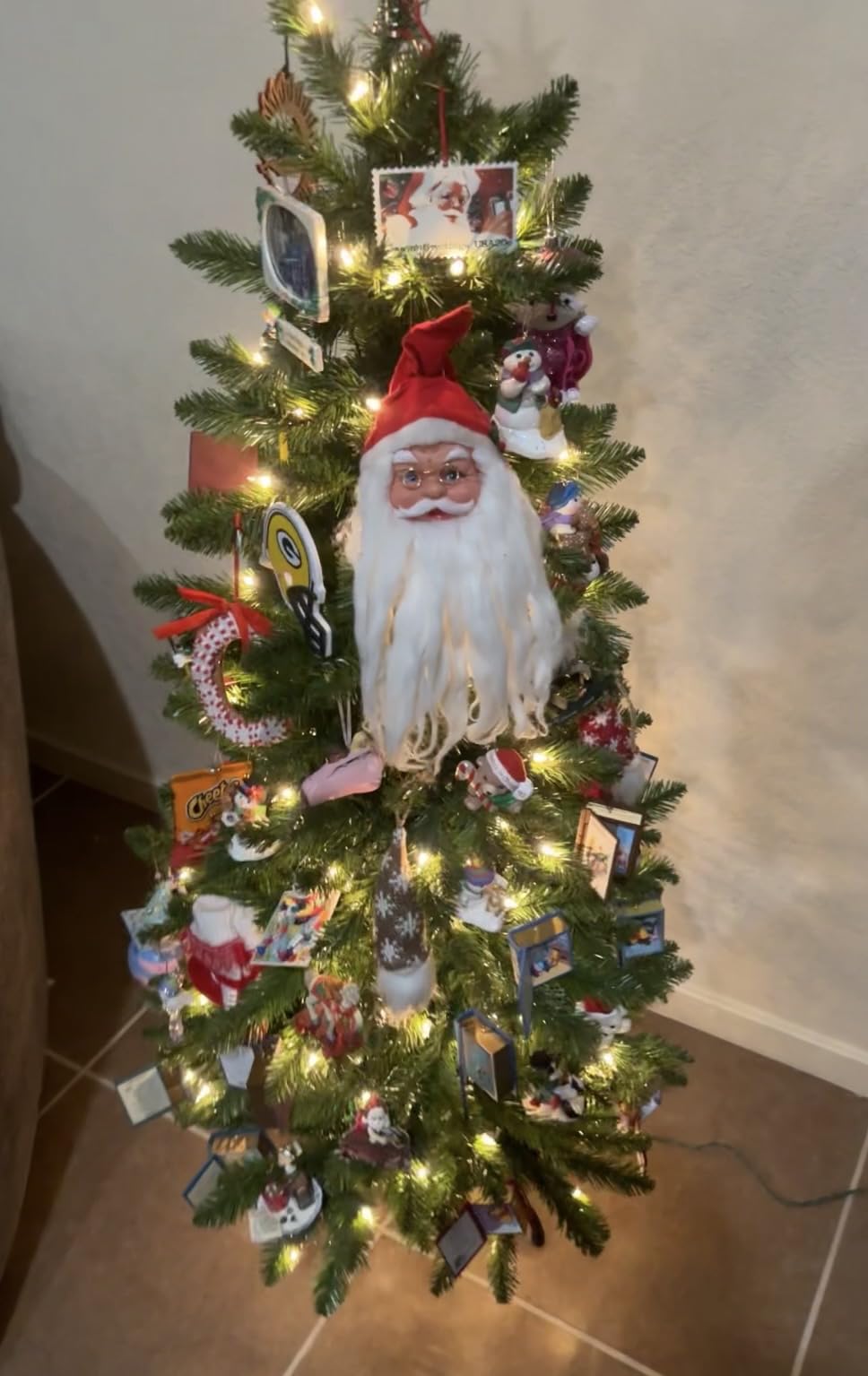 National Tree Company 4.5ft Pre-Lit Kingswood Fir Slim Christmas Tree customer photo 1