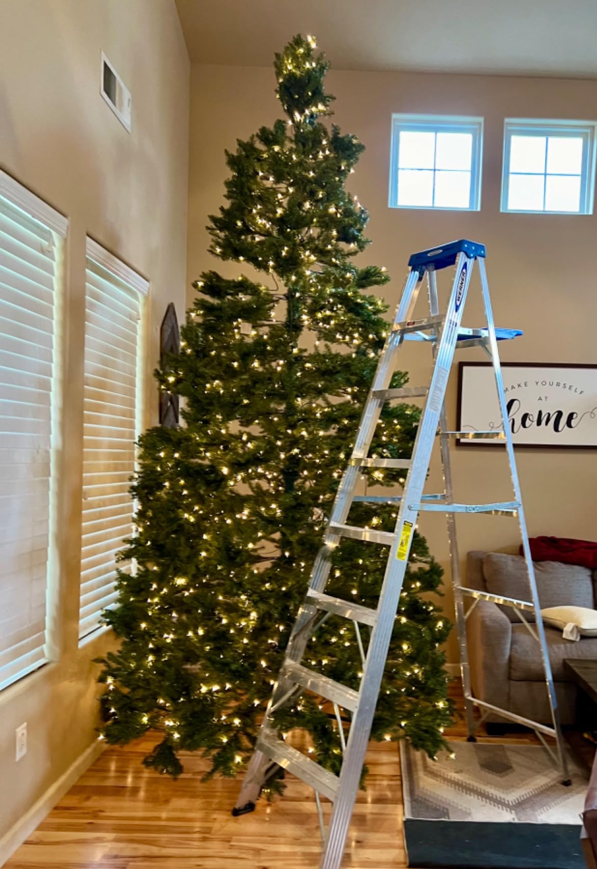 National Tree Company 6.5ft Pre-Lit Dunhill Fir Artificial Christmas Tree customer photo 1