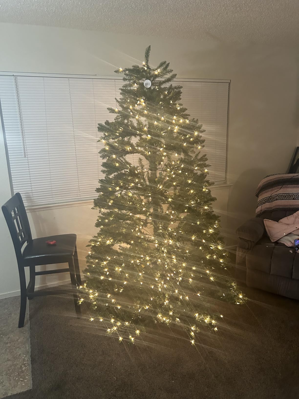 National Tree Company 6.5ft Pre-Lit Dunhill Fir Artificial Christmas Tree customer photo 2