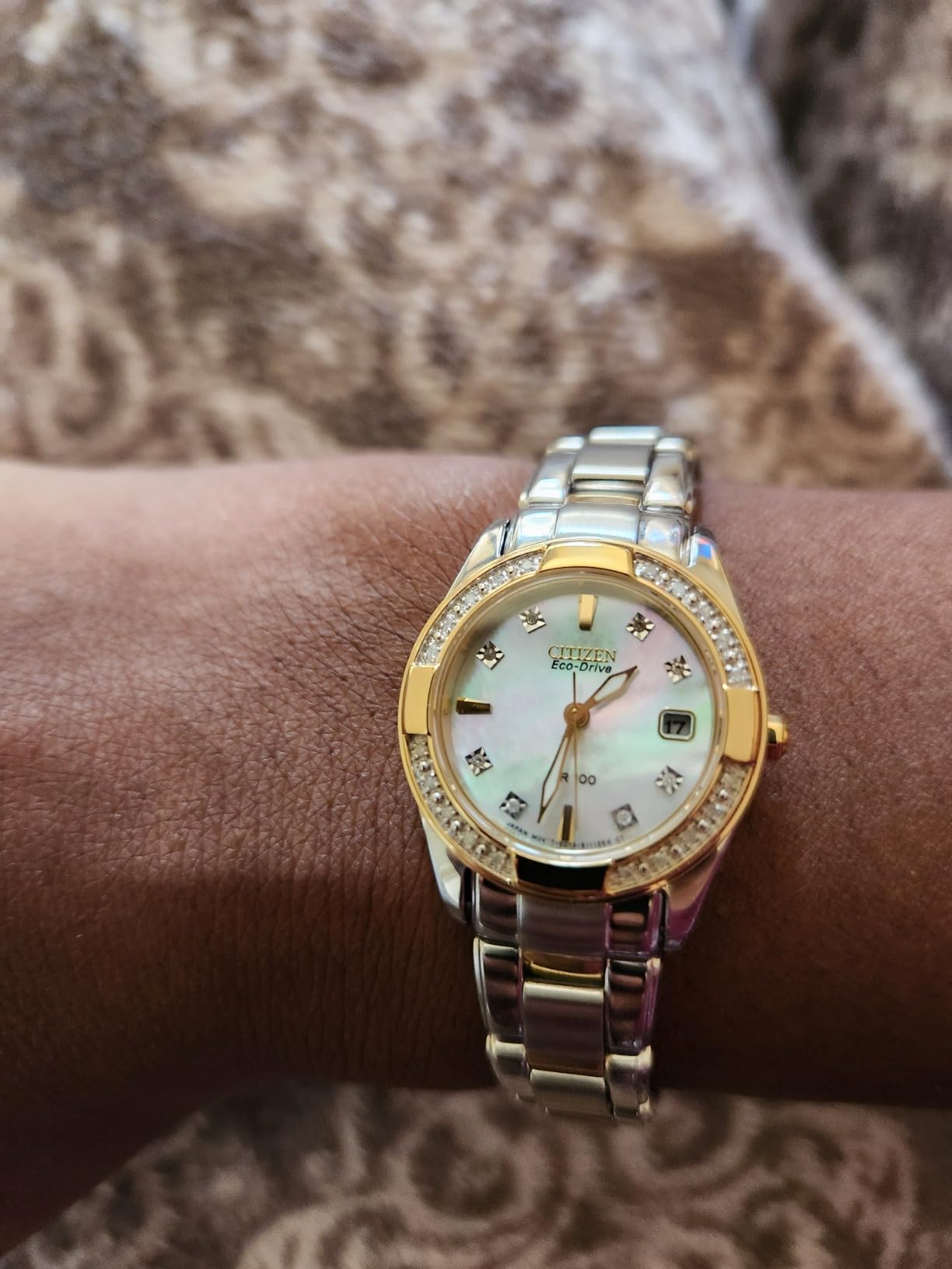 CITIZEN Ladies' Eco-Drive Diamond Classic 26mm Stainless Steel EW1824-57D customer photo 2