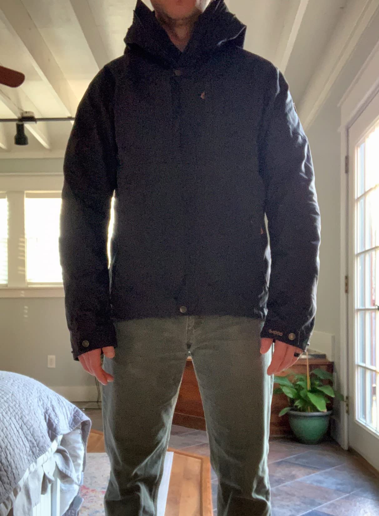 Fjällräven Skogso Men's Jacket - Water and Wind Resistant, Adaptable w/Greenland Wax, Breathable - Hiking, Trekking customer photo 1