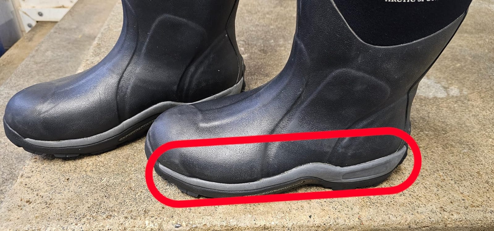 MUCK Arctic Sport Steel Toe Waterproof Insulated Work Boot customer photo 2
