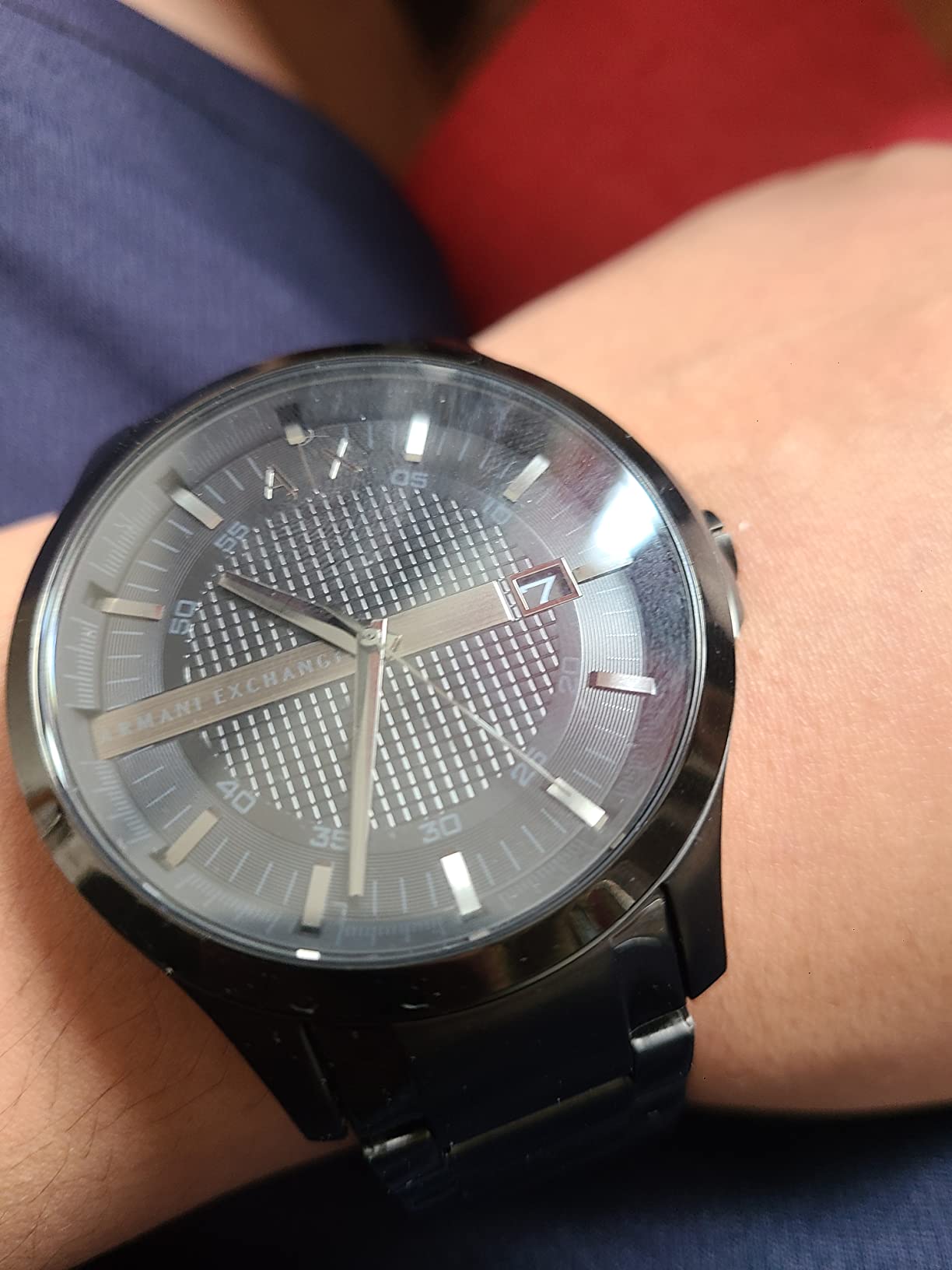 A|X Armani Exchange Men's Watch, Three-Hand Stainless Steel Watch for Men customer photo 1