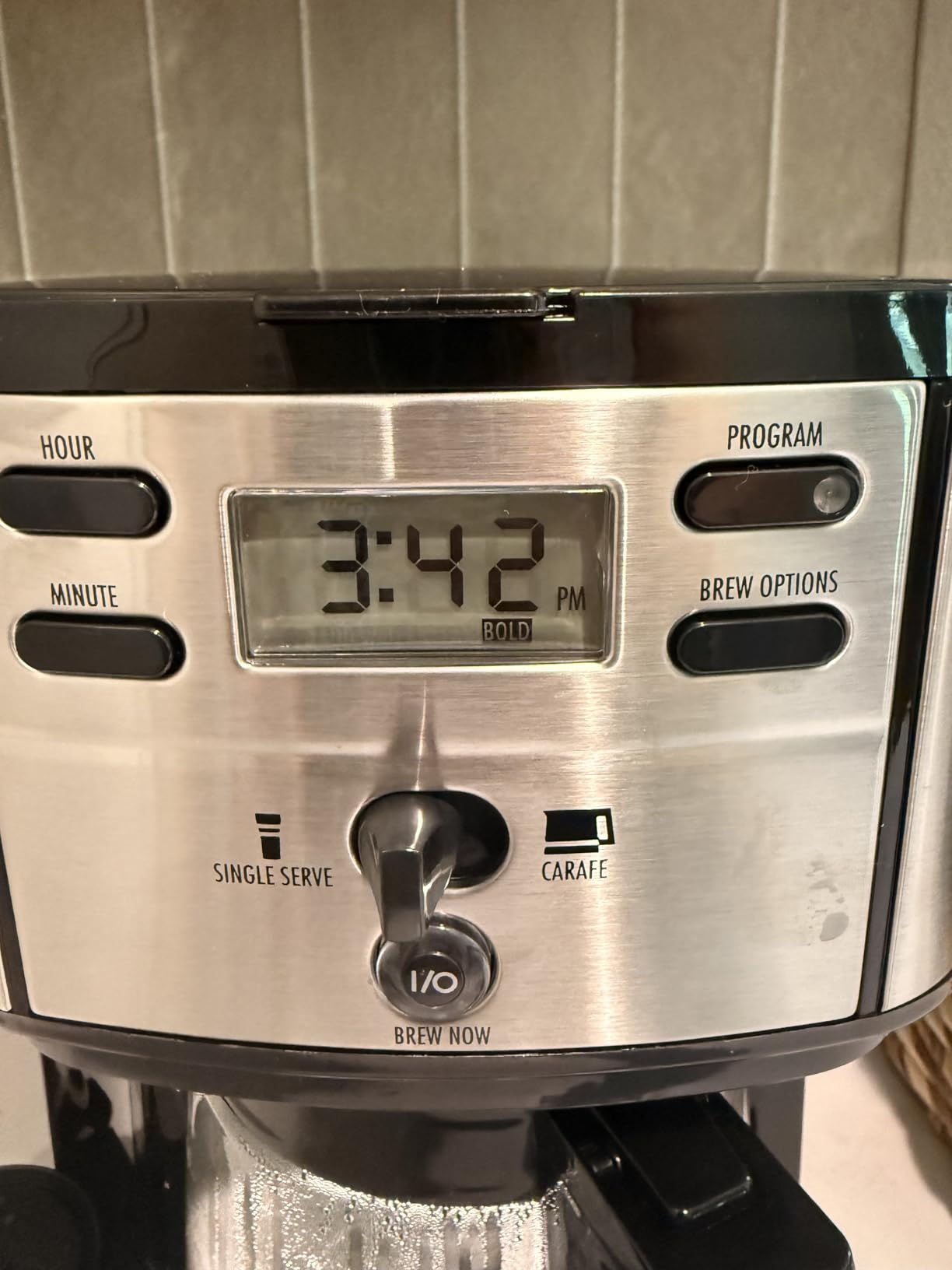 Hamilton Beach 2-Way Brewer Coffee Maker, Single-Serve and 12-Cup Pot, Black/Stainless Steel(49980A), Carafe customer photo 1