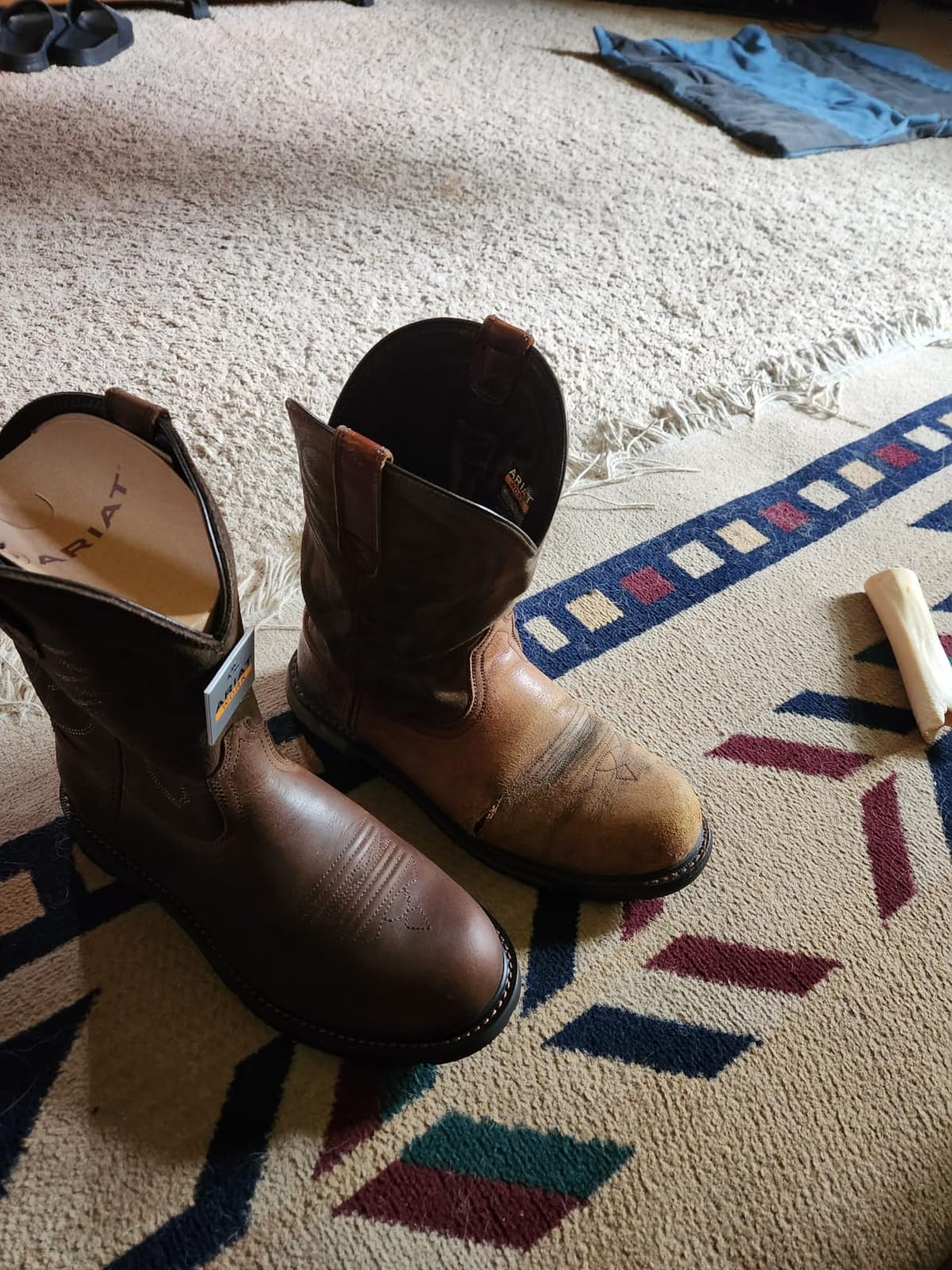 Ariat Groundbreaker Steel Toe Work Boot – Men’s Wide Calf, Western Work Boots customer photo 2