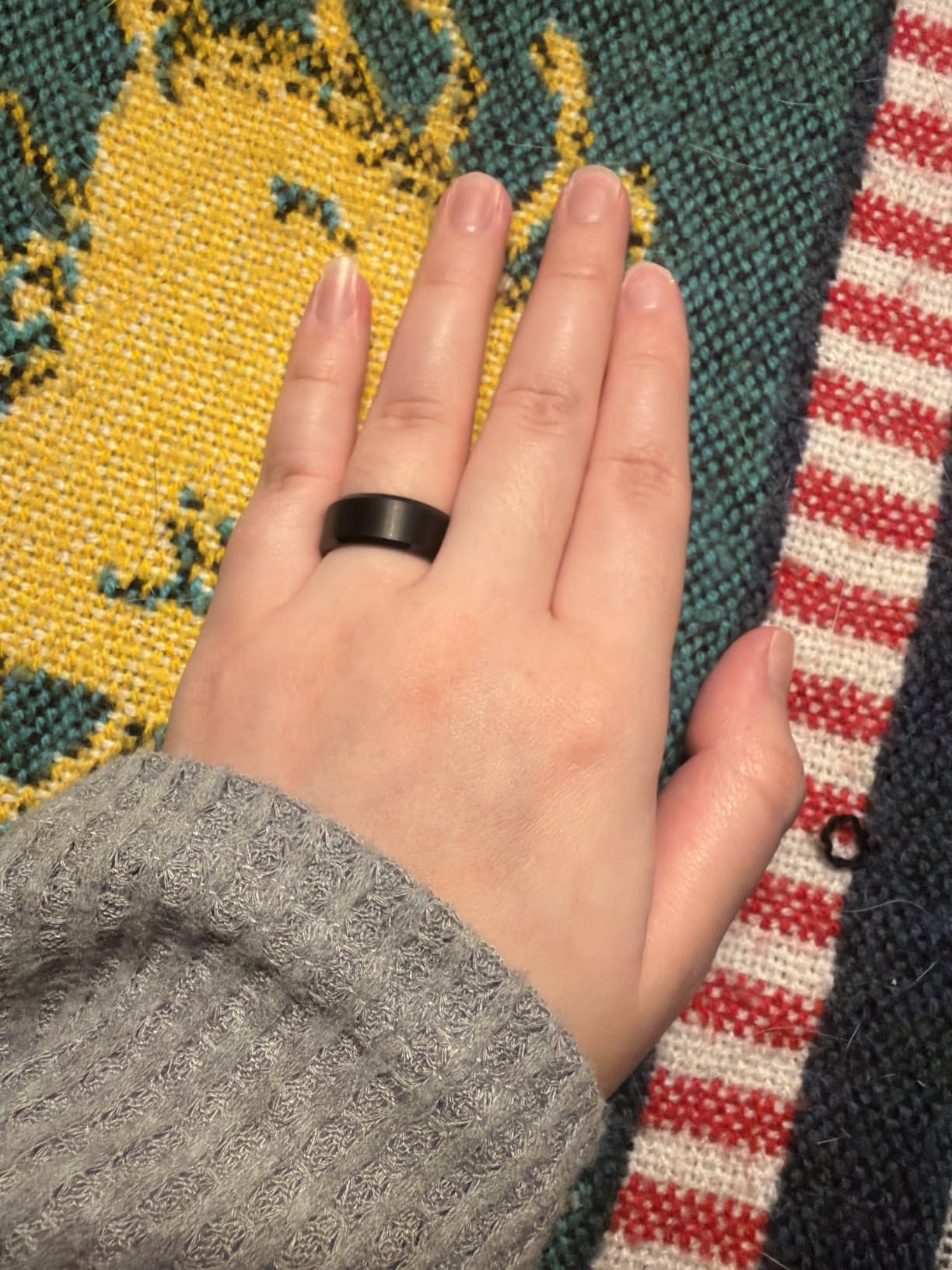 King Will Tungsten Men's Wedding Ring - Available in 6mm to 10mm customer photo 2