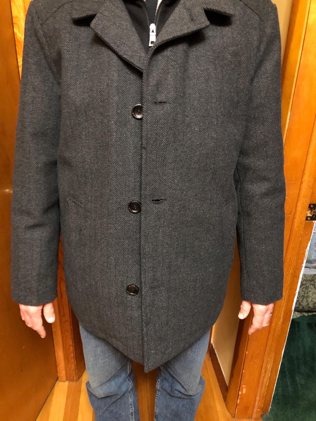 Nautica Men's Wool Blend Peacoat – Double-Breasted Winter Coat, Regular, Big & Tall Sizes customer photo 1