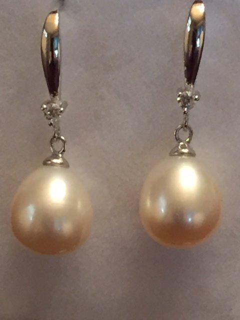 THE PEARL SOURCE Real Freshwater Pearl Earrings for Women, Genuine Cultured Freshwater Pearls, Fine Jewelry Gift customer photo 1