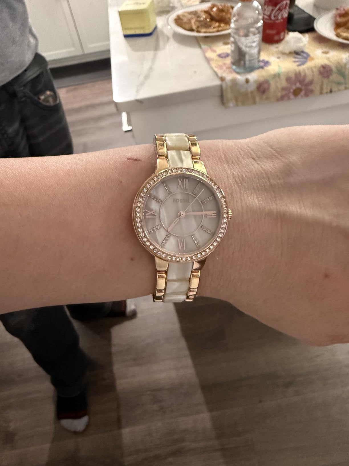 Fossil Women's Watch, Virginia Quartz Stainless Steel Three-Hand Watch for Women customer photo 2
