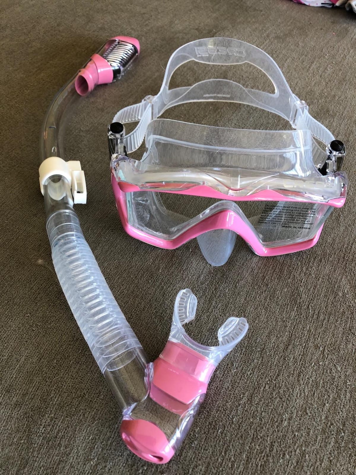 Cressi Panoramic Wide View Mask & Dry Snorkel Kit for Snorkeling, Scuba Diving - Pano 3 & Supernova Dry: Designed in Italy customer photo 2