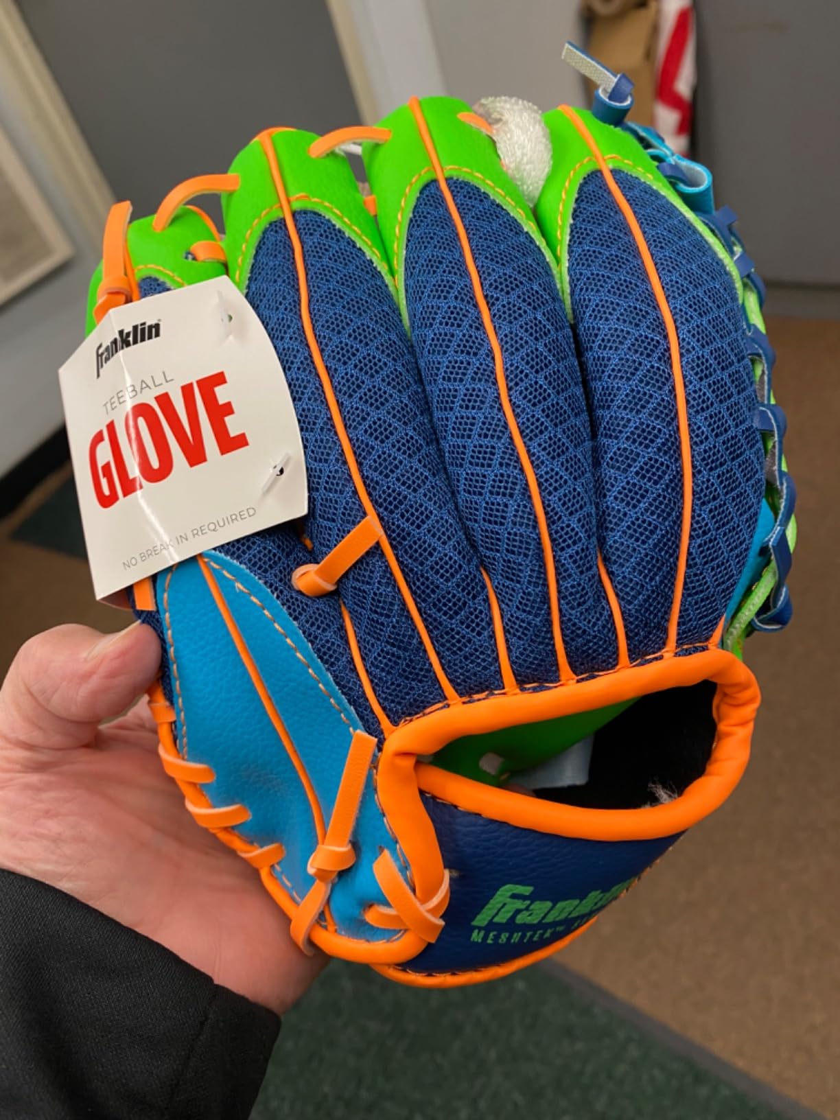 Franklin Sports Kids Meshtek Glove + Ball customer photo 2