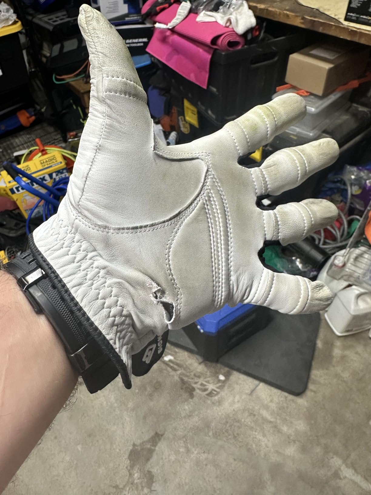Bionic Men's Stablegrip 1.0 White Golf Glove customer photo 2