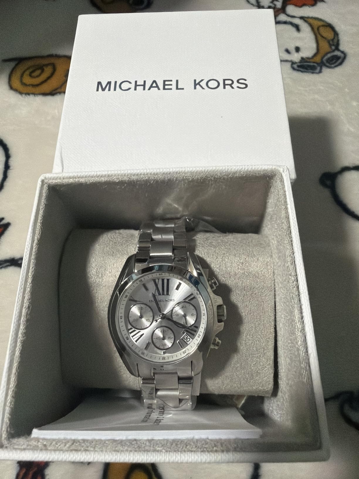 Michael Kors Bradshaw Women's Stainless Steel Chronograph Watch with Steel Bracelet Band customer photo 1