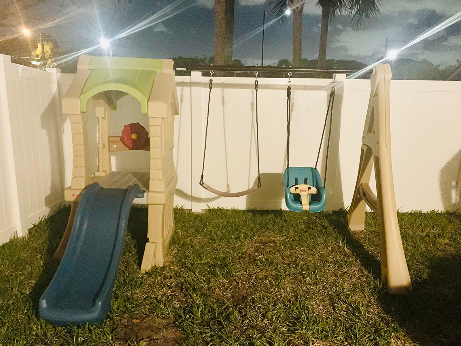 Step2 Play Up Gym Set for Kids, Outdoor Swing Set, Backyard Slide, Swings, Playhouse, & Crawl Space, Two Tier, Easy Set Up, Toddlers Ages 3-6 Years Old customer photo 1