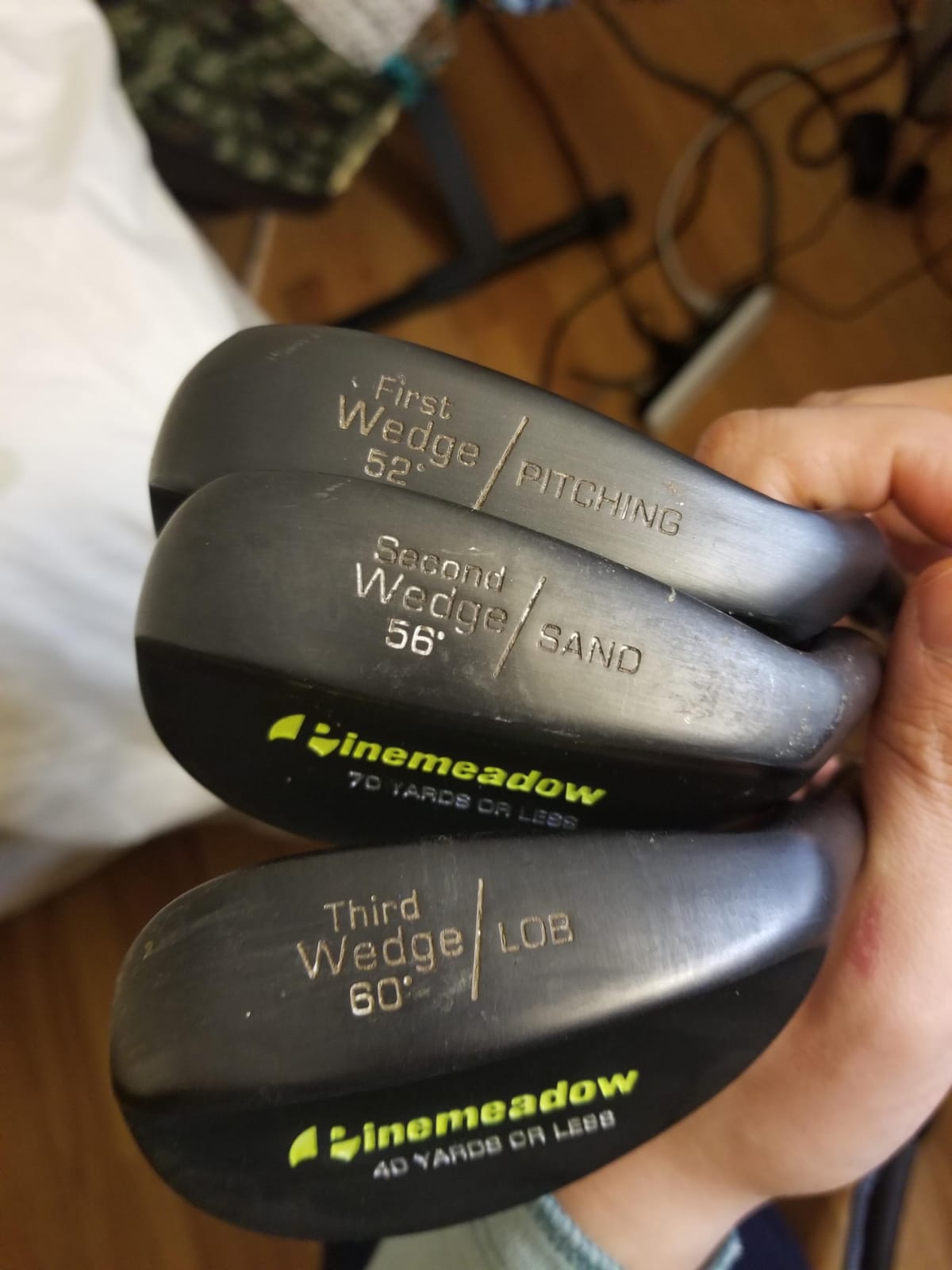 Pinemeadow Golf Men's 3 Wedge Set 52/56/60, Right Hand, Steel, Regular, Dark Grey customer photo 2