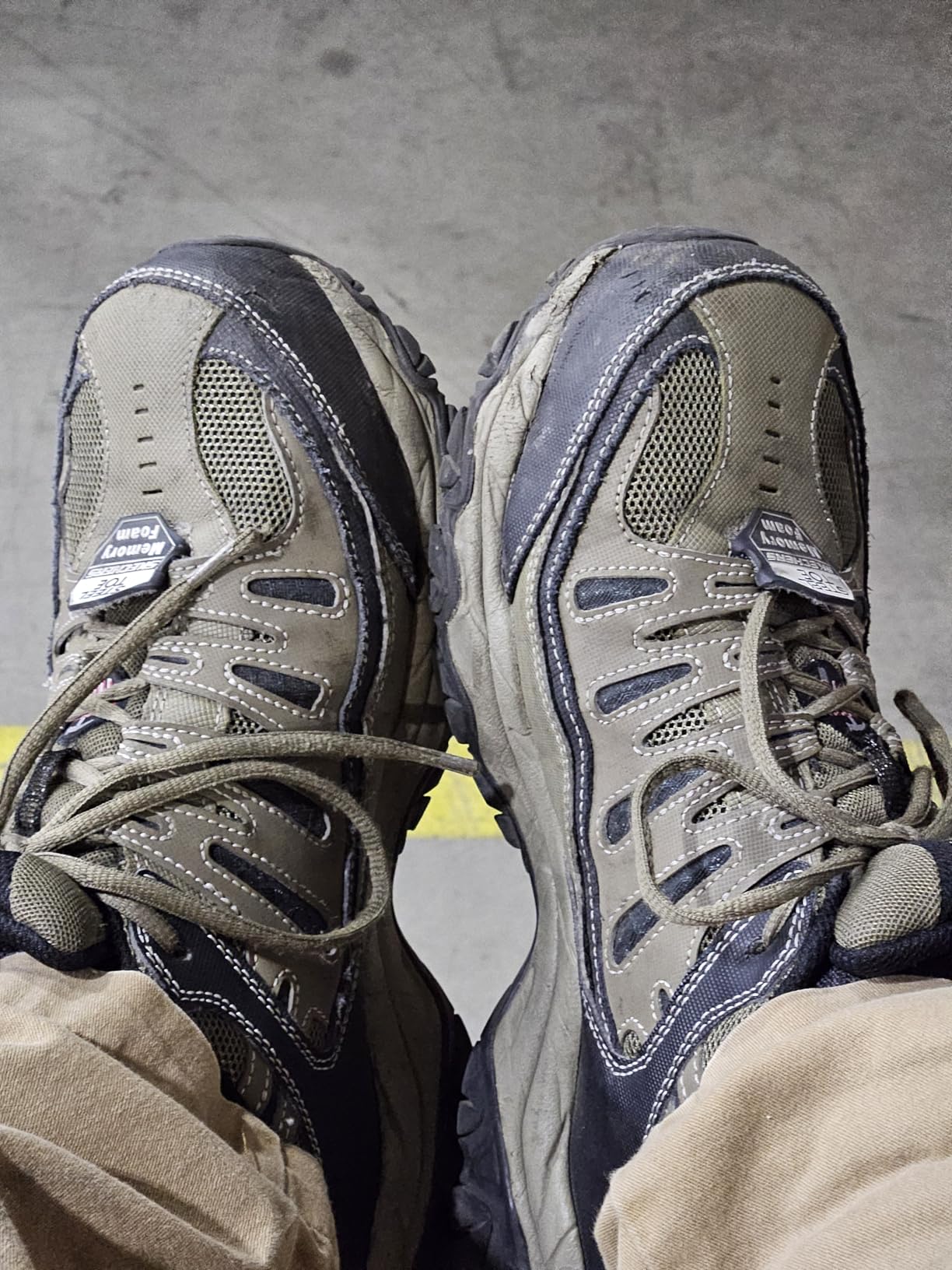Skechers Men's Cankton Steel Toe Lace Up customer photo 2