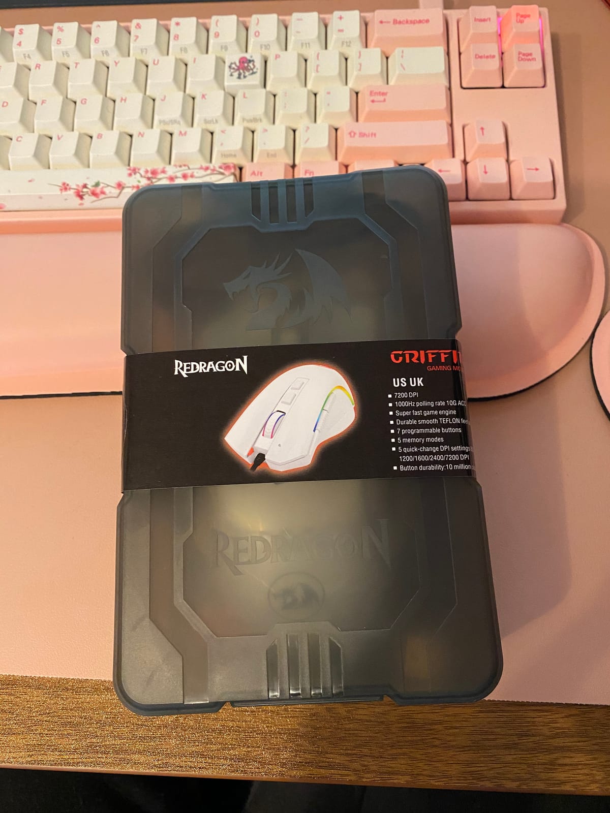 Redragon M602 Gaming Mouse, Ergonomic RGB Gaming Mouse Wired with 7200 Adjustable DPI, 9 Programmable Buttons, Professional Software for Gamer Office [Black] customer photo 2
