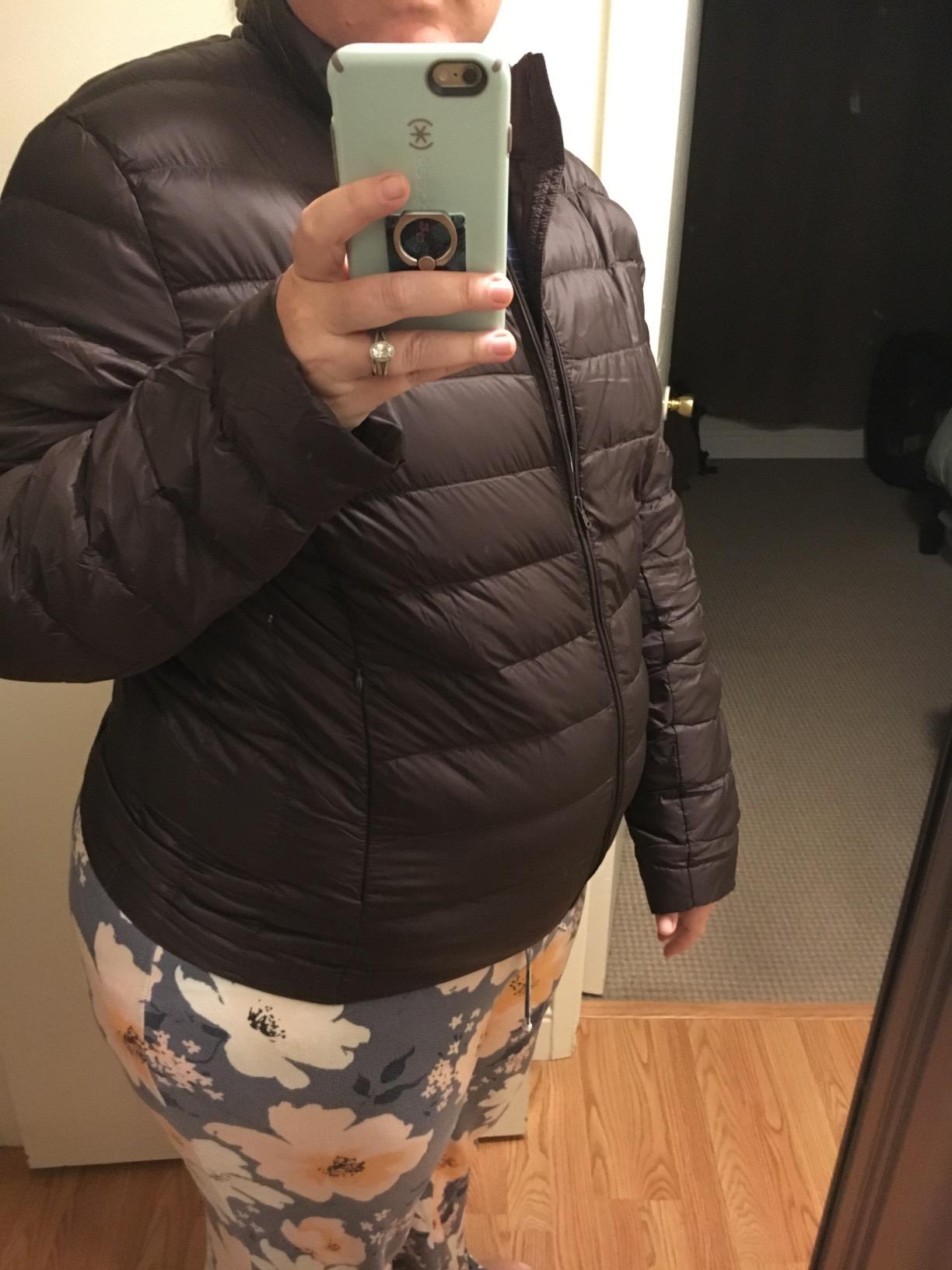 ZSHOW Women's Packable Puffer Jacket Windproof Lightweight Winter Coat customer photo 2