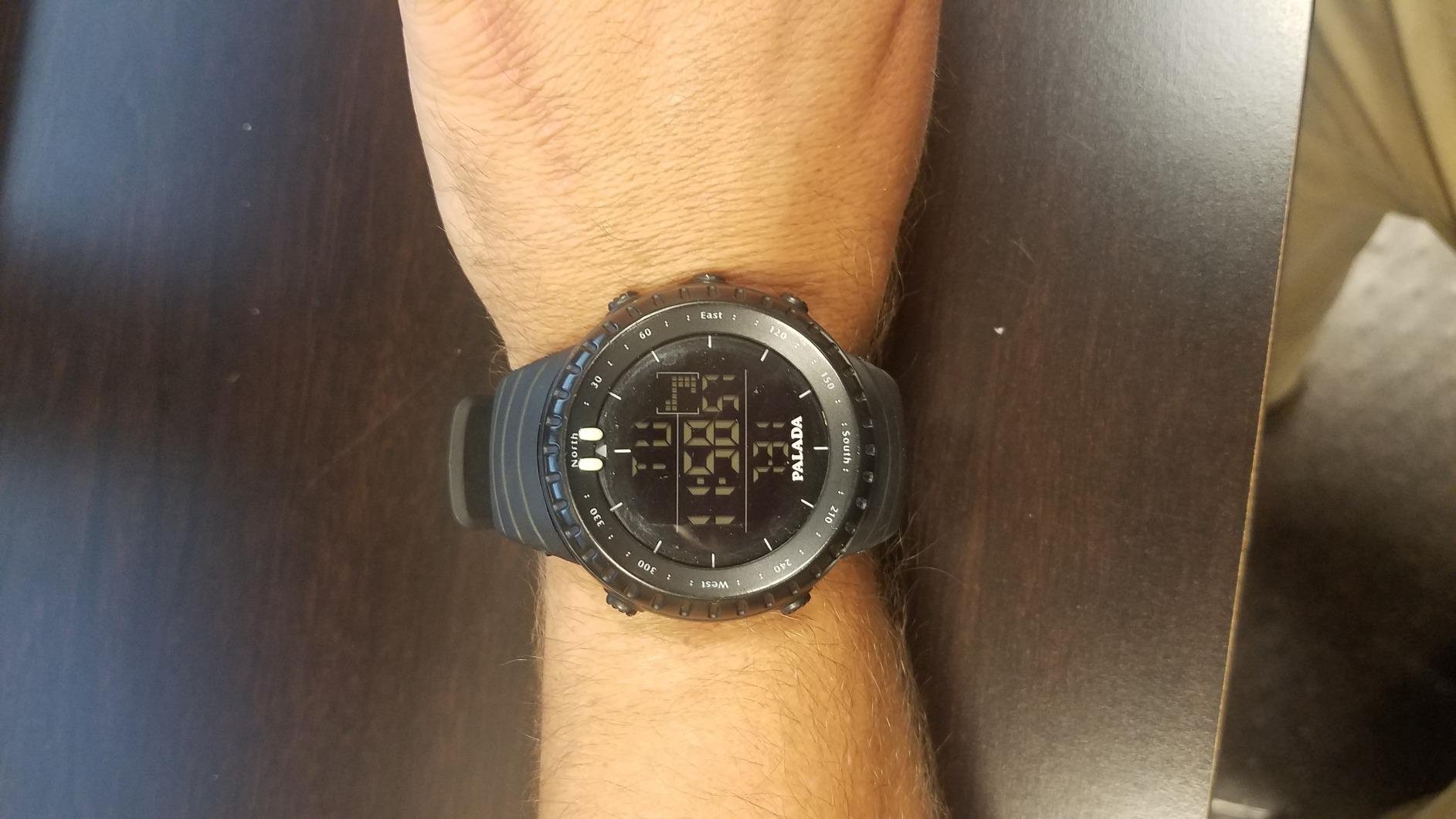 PALADA Men's Digital Sports Watch Waterproof Tactical Watch with LED Backlight Watches for Men customer photo 2