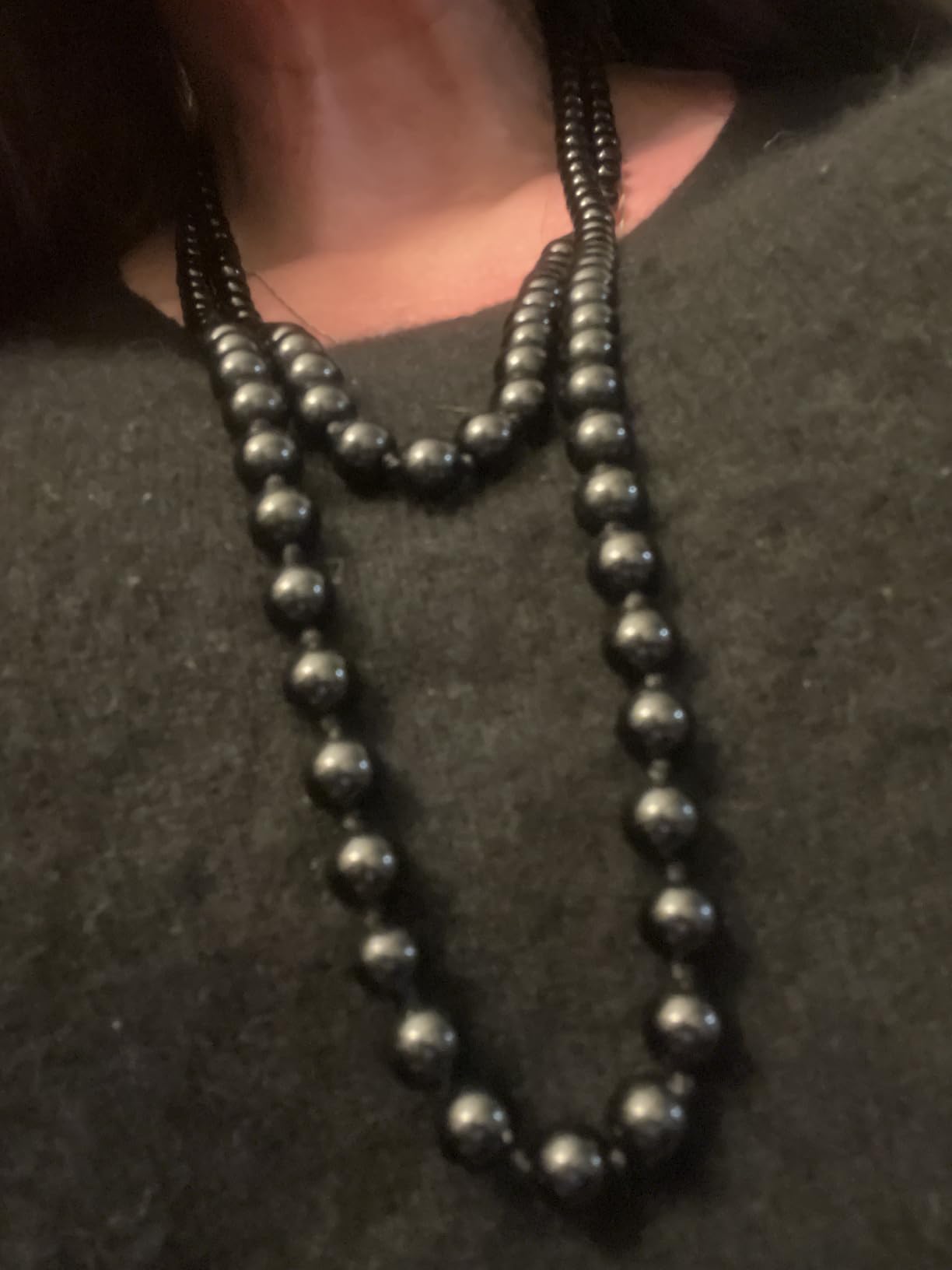 BABEYOND Long Pearl Necklace for Women 59 Inch Faux Pearl 1920s Gatsby customer photo 1