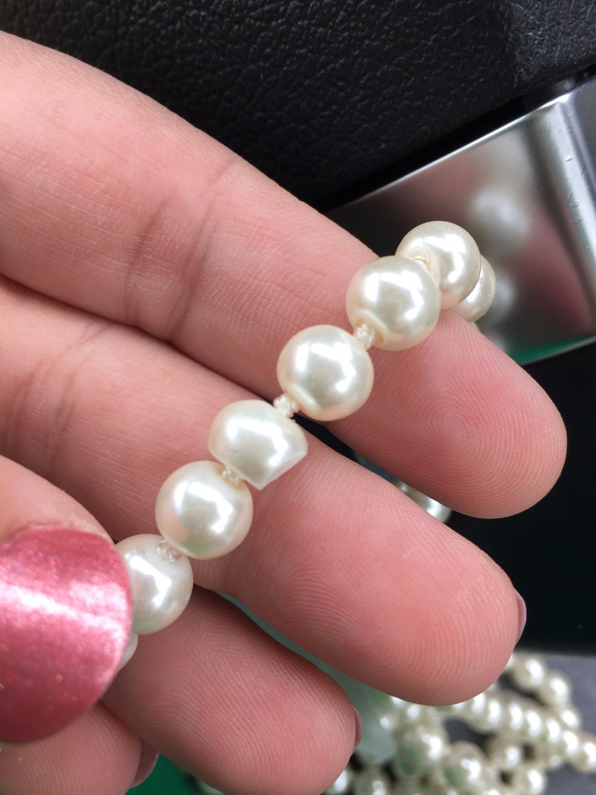 BABEYOND Long Pearl Necklace for Women 59 Inch Faux Pearl 1920s Gatsby customer photo 2